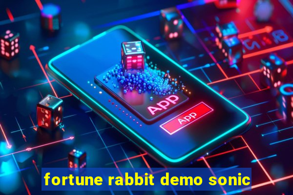 fortune rabbit demo sonic